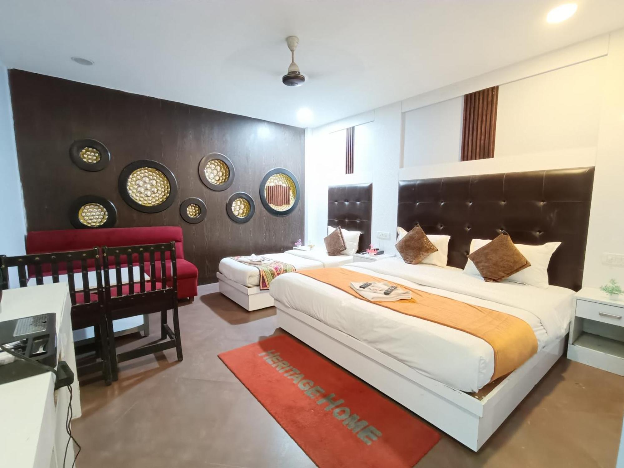 Hotel Heritage Home Walking 1 Minuit From R K Ashram Metro Station Neu-Delhi Exterior foto
