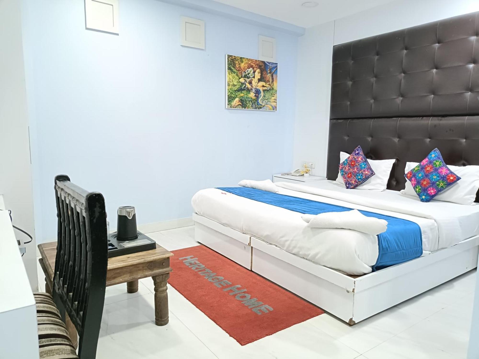 Hotel Heritage Home Walking 1 Minuit From R K Ashram Metro Station Neu-Delhi Exterior foto